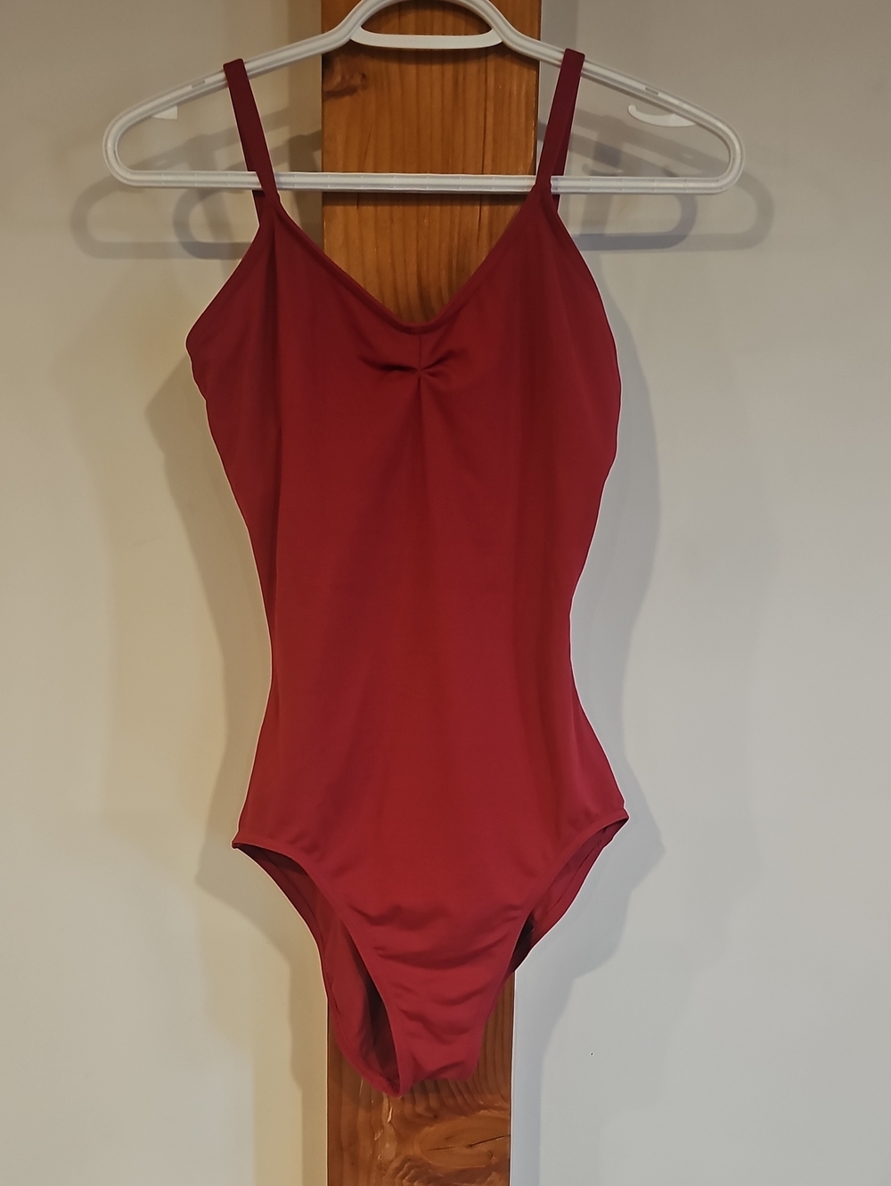 Capezio Red One-Piece Ballet Leotard Size XL